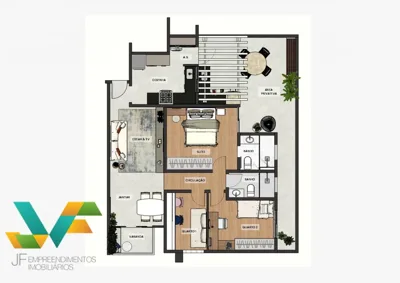 Apartamento à venda no bairro Nossa Senhora das Graças (ref. 341)