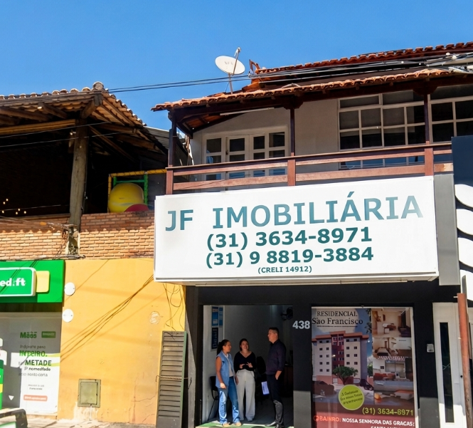 Foto da fachada da JF Imobiliária em Santa Luzia - MG